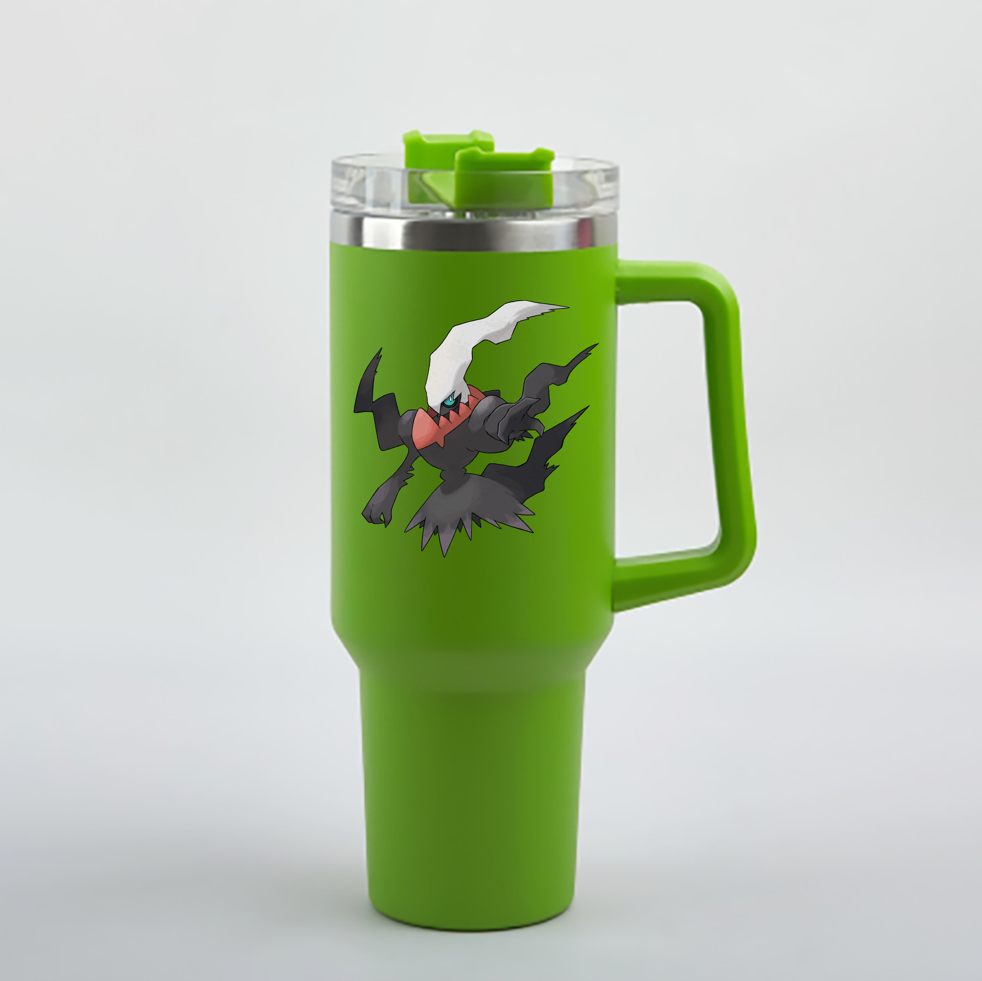 （画像用） ポケットモンスター Pokémon 1200mL車用タンブラー - クリスタルステッカー（プラスチックストロー付き）